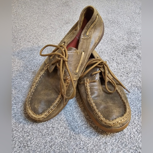 Twisted X Shoes - Twisted X Fair Isle Women's Size 9 Leather Boat Loafers